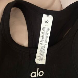 Alo Black Tank Top